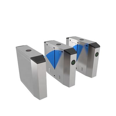 qualità  High security RFID face recognition fingerprint access control flap turnstile barrier gate for gym and park fabbrica