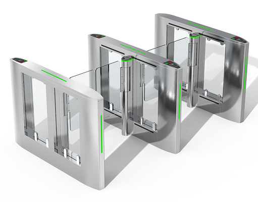 Custom Security Exit Access Stainless Steel Speed Turnstiles Gate Pedestrian Acc High Speed Gate Of Hotel