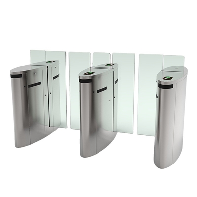 Cancello girevole dei portoni di velocità di scivolamento con porta di vetro del cancello girevole di Access Control Mechanism del lettore di schede di RFID l'alta